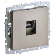 BRITE Розетка компьютерная RJ45 кат.5E РК10-БрШ шампань BR-K10-1-K37