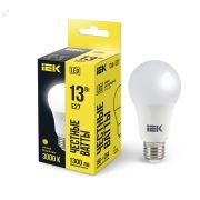 Лампа светодиодная A60 груша 13Вт 230В 3000К E27 IEK LLE-A60-13-230-30-E27