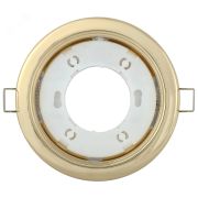 LIGHTING Светильник 4114 встраиваемый под лампу GX53 золото IEK LUVB0-GX53-1-K22