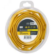 Трубка термоусадочная ТТУ нг-LS 3/1,5 желтая (2м/упак) IEK UDR12-003-D15-002-K05-T