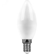 Лампа светодиодная LED 11вт E14 дневной матовая свеча 55171