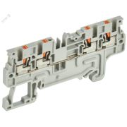 ARMAFIX Клемма пружинная Push-in CP-MC 4 вывода 1,5мм2 серая IEK YCT22-00-4-K03-001