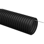 Труба гофрированная ПНД d=20мм с зондом черная (50м) IEK CTG20-20-K02-050-1