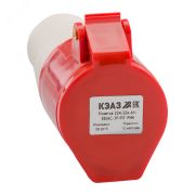Розетка 224-32А-6h-380AC-3P+PE-IP44 222752