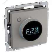 BRITE Термостат электронный с индикацией ТС10-1-БрКр бежевый IEK BR-RT11-K10