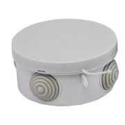 Коробка распаячная с крышкой КМР-040-039 наружная 85х40 АБС серая 4 входа IP54 PROxima plc-kmr-040-039