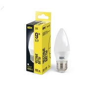 Лампа светодиодная C35 свеча 9Вт 230В 4000К E27 IEK LLE-C35-9-230-40-E27
