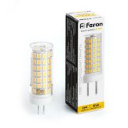 Лампа светодиодная LED 9вт 230в G4 теплый капсульная 38143