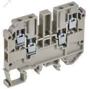 ARMAFIX Клемма винтовая CTS-MC 4 вывода 4мм2 серая IEK YCT12-00-4-K03-004