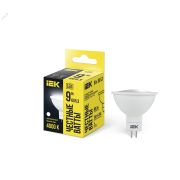 Лампа светодиодная MR16 софит 9Вт 230В 4000К GU5.3 IEK LLE-MR16-9-230-40-GU5
