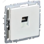 BRITE Розетка компьютерная RJ45 кат.5E РК10-БрЖ жемчуг BR-K10-1-K36