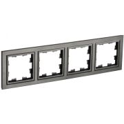 BRITE Рамка 4 поста РУ-4-БрТБ темная бронза BR-M42-K45