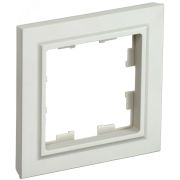 BRITE Рамка 1 пост РУ-1-БрКр бежевый BR-M12-K10