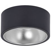 LIGHTING Светильник 4017 накладной потолочный под лампу GX53 черный/хром IEK LT-UPB0-4017-GX53-1-K56
