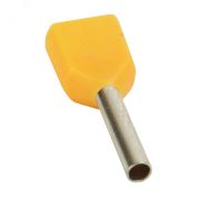 Наконечник штыревой втулочный под два провода НШвИ2 OptiKit T-Shv2-PVC- 1,0-10 (100шт) 278046