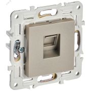 SKANDY Розетка компьютерная RJ45 кат.5E SK-K01Sh шампань IEK SK-K10-1-K37