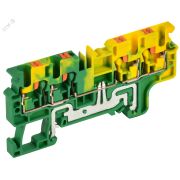 ARMAFIX Клемма пружинная Push-in CP-MC-PEN земля 4 вывода 2,5мм2 IEK YCT22-03-4-K52-002