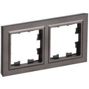 BRITE Рамка 2 поста IP44 РУ-2-БрТБ-44 темная бронза BR-M22-44-K45