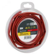 Трубка термоусадочная ТТУ нг-LS 4/2 красная (2м/упак) IEK UDR12-004-002-002-K04-T