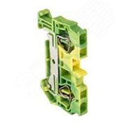 Колодка клеммная самозажимная JXB-ST-4 земля PROxima plc-jxb-st-4-pen