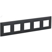 SKANDY Рамка 5-местная SK-F05G графит IEK SK-M52-K53
