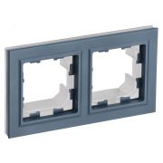 BRITE Рамка 2 поста IP44 РУ-2-БрМ-44 маренго BR-M22-44-K35