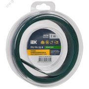 Трубка термоусадочная ТТУ нг-LS 12/6 зеленая (2м/упак) IEK UDR12-012-006-002-K06-T