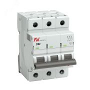 Выключатель автоматический AV-6 3P 32A (D) 6kA AVERES mcb6-3-32D-av