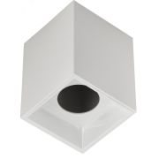 LIGHTING Светильник 4112 накладной потолочный под лампу GU10 белый пластик IEK LT-UPB0-4112-GU10-1-K01