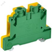 ARMAFIX Клемма винтовая CTS-PEN земля 6мм2 желто-зеленая IEK YCT11-00-K52-006