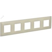 SKANDY Рамка 5-местная SK-F01B бежевый IEK SK-M52-K10