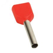 Наконечник штыревой втулочный под два провода НШвИ2 OptiKit T-Shv2-PVC- 1,5-12 (100шт) 278048