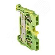Колодка клеммная самозажимная JXB-ST-2,5 земля PROxima plc-jxb-st-2.5-pen