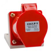 Розетка 114-16А-6h-380AC-3P+PE-IP44 222754