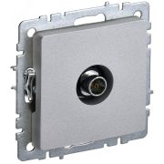 BRITE Розетка TV оконечная РТВ11-0-БрА алюминий BR-A10-O-K47