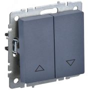 BRITE Выключатель жалюзи 10А ВС10-1-5-БрМ маренго BR-V15-0-10-K35