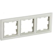 BRITE Рамка 3 поста РУ-3-БрКр бежевый BR-M32-K10