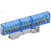 TEKFOR Шина N ноль изолированная на универсальном держателе 8х12-16-С IEK TF-NN20-16-KL-K07