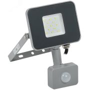 Прожектор СДО 07-10Д светодиодный серый с ДД IP54 IEK LPDO702-10-K03