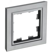 BRITE Рамка 1 пост РУ-1-БрС сталь BR-M12-K46