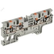 ARMAFIX Клемма пружинная Push-in CP-MC 4 вывода 4мм2 серая IEK YCT22-00-4-K03-004