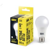 Лампа светодиодная A60 груша 9Вт 230В 4000К E27 IEK LLE-A60-9-230-40-E27