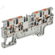 ARMAFIX Клемма пружинная Push-in CP-MC 4 вывода 2,5мм2 серая IEK YCT22-00-4-K03-002