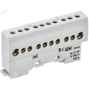 TEKFOR Шина L фаза изолированная на универсальном держателе 8х12-10-Ср IEK TF-NN20-10-KL-K03