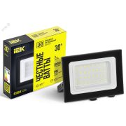 Прожектор СДО 06-30 светодиодный черный IP65 6500K IEK LPDO601-30-65-K02